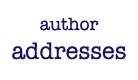 Author Addresses